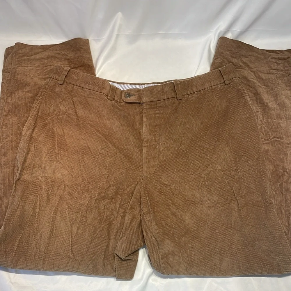 Saks Fifth Avenue Corduroy Pants 40R Luxury 90s Old‎ Money Office Corporate